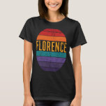 Florence Alabama  Pacific Coast Sunset 5 Distresse T-Shirt