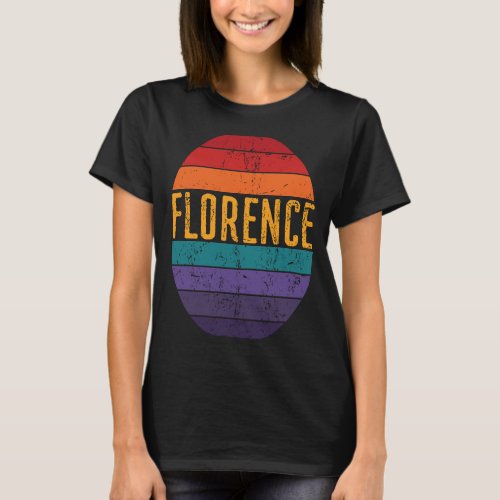Florence Alabama  Pacific Coast Sunset 5 Distresse T_Shirt