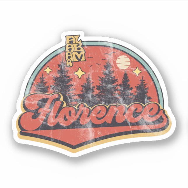 Florence, Alabama Sticker (Front)