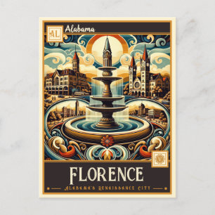 Florence, Alabama Vintage Postcard