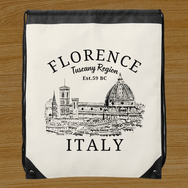 Florence and Tuscany’s Rustic Elegance Drawstring Bag (Creator Uploaded)