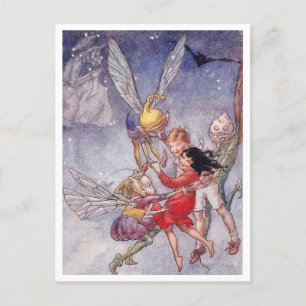 Florence Anderson Don't Look Down For A Bit Fairy  Postcard