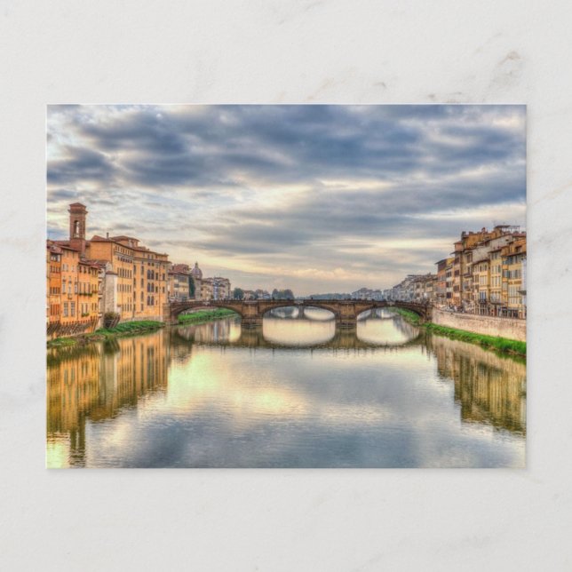Florence arno bridge postcard (Front)