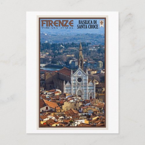 Florence _ Basilica di Santa Croce Postcard