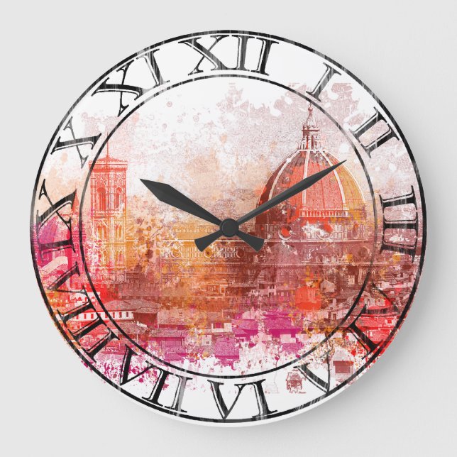 Florence - Basilica of Saint Mary of the Flower Large Clock (Front)