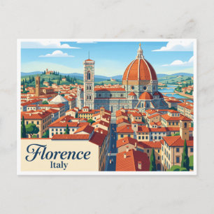 Florence Cathedral and Duomo Italy Postcard