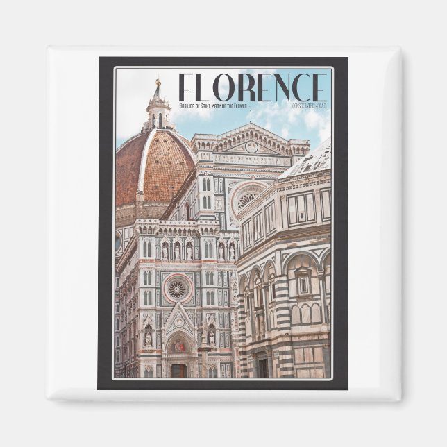 Florence Cathedral Magnet (Front)