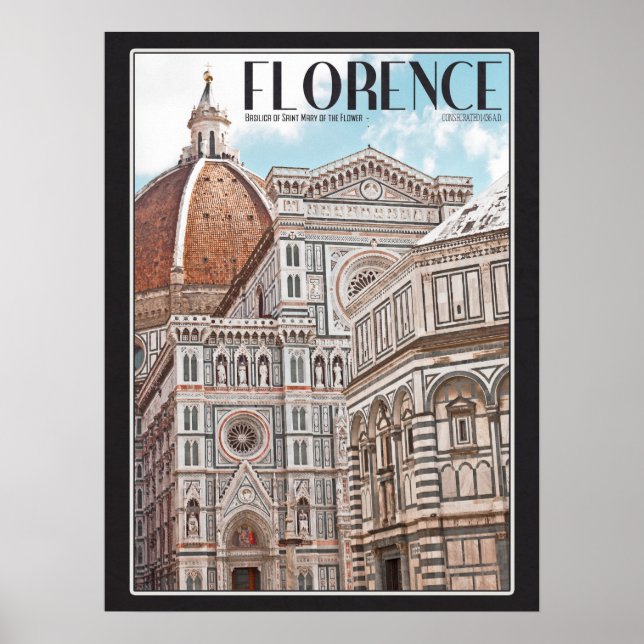 Florence Cathedral Poster (Front)