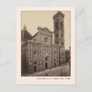 Florence Church Facciata Di S Maria Del Fiore Postcard