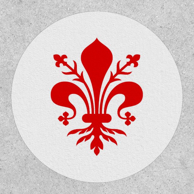 Florence city flag Italy symbol Patch (Front)