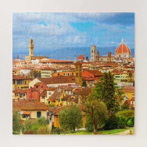 Florence City Skyline Tuscany Italy Jigsaw Puzzle