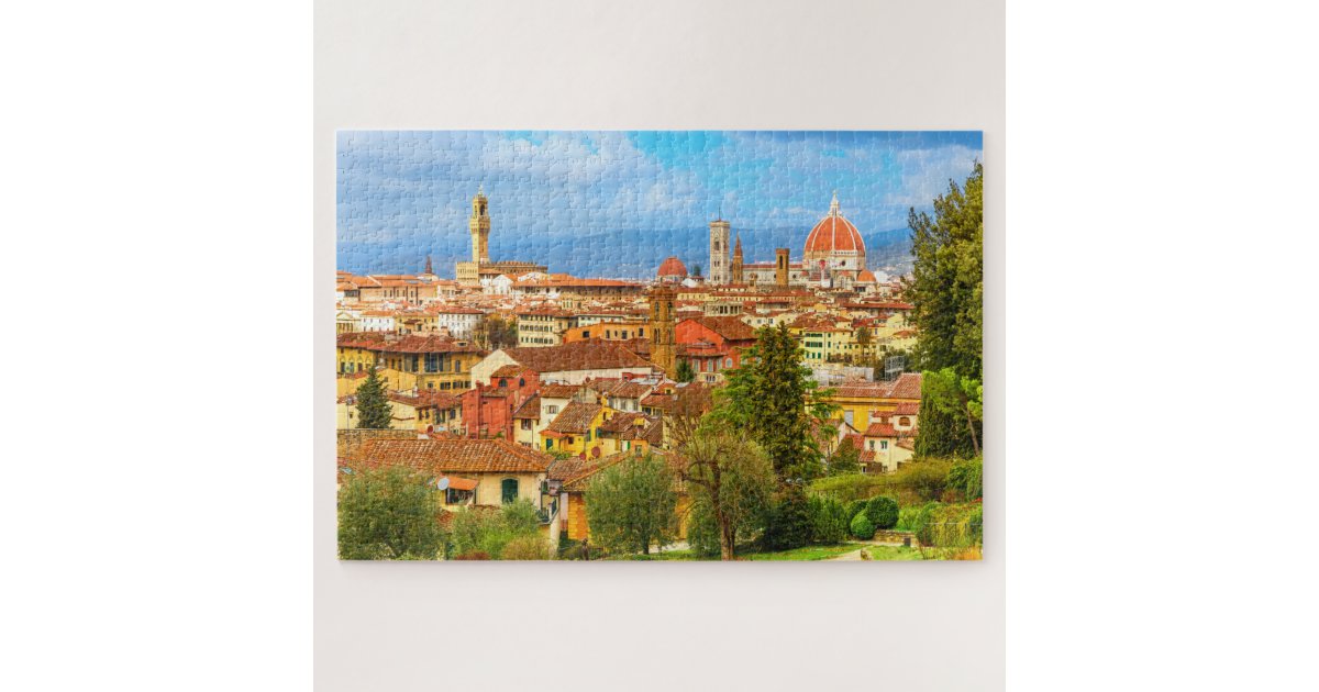 Florence City Skyline Tuscany Italy Jigsaw Puzzle