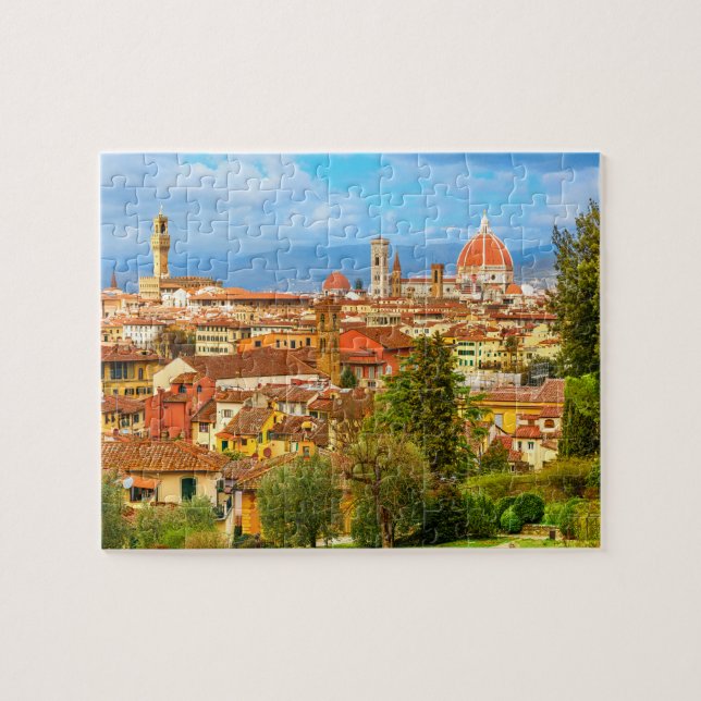 Florence City Skyline Tuscany Italy Jigsaw Puzzle (Horizontal)