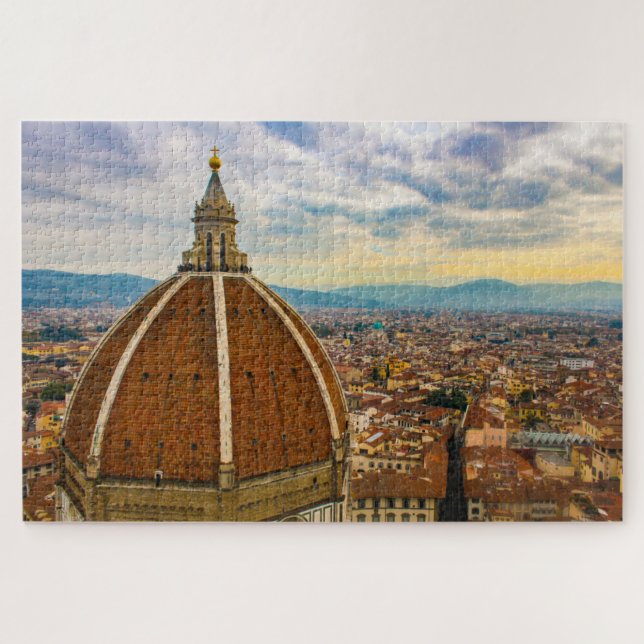 Florence cityscape from the tower bell, Italy Jigsaw Puzzle (Horizontal)
