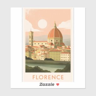 Florence Cityscape Sticker