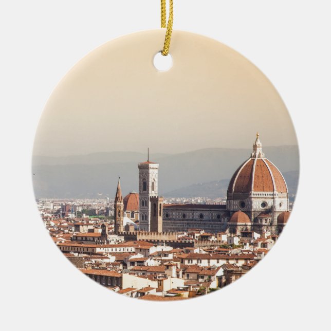 Florence Duomo Ceramic Ornament (Front)
