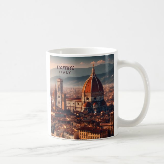 Florence Duomo Santa Maria del Fiore Italy Travel Coffee Mug (Right)