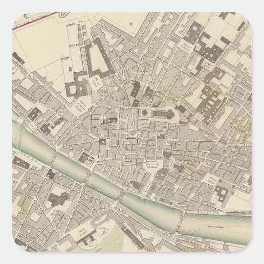 Florence Firenze Square Sticker