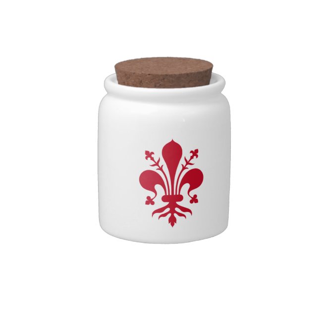 Florence Flag Candy Jar (Right)