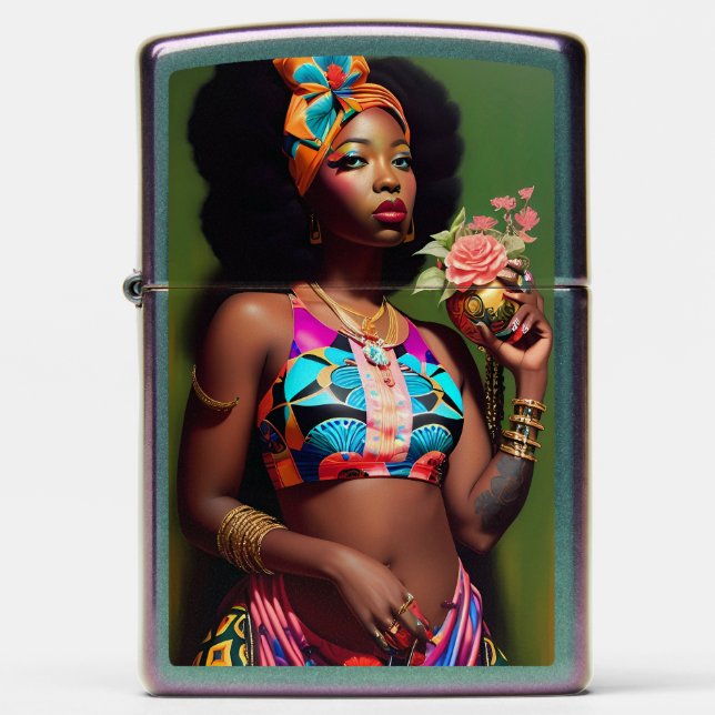 Florence Flowering - Ken Gage Art Zippo Lighter (Front)