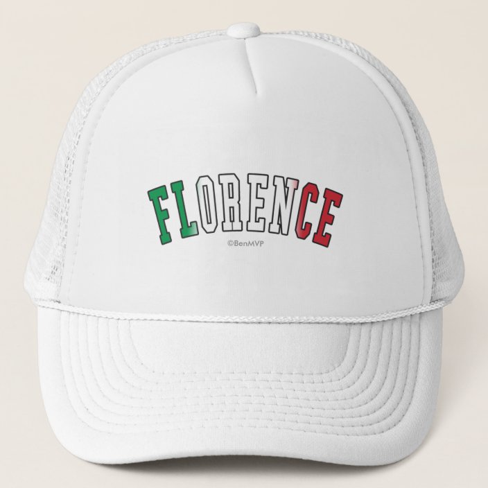 Florence in Italy National Flag Colors Hat