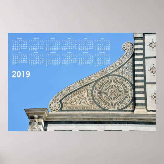 Florence, Italy 2019 calendar Poster