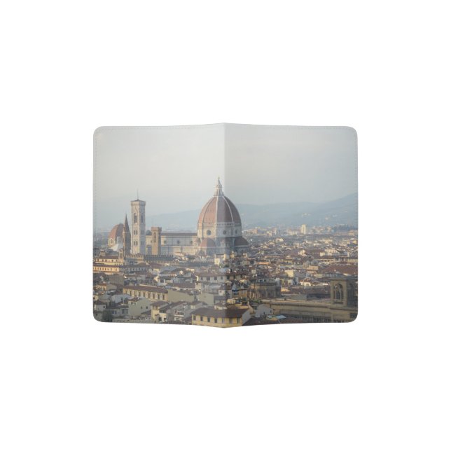 Florence Italy Cityscape Passport Holder (Opened)