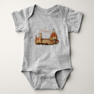 Florence, Italy: Duomo Baby Bodysuit