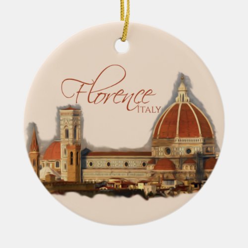 Florence Italy Duomo Ceramic Ornament