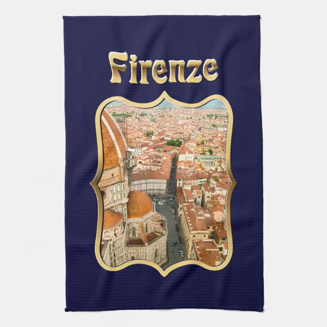 Florence, Italy (Duomo) Kitchen Towel (Vertical)