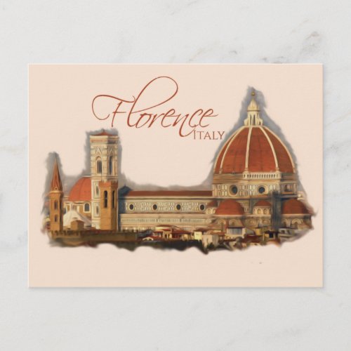 Florence Italy Duomo Postcard