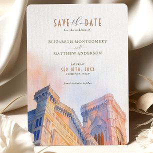 Florence Italy Duomo Save-the-Date Invitation