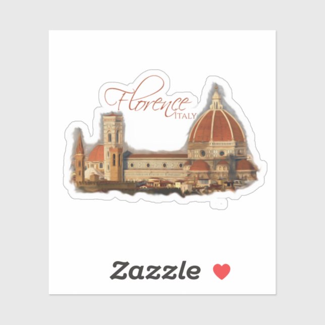 Florence, Italy: Duomo Sticker (Sheet)
