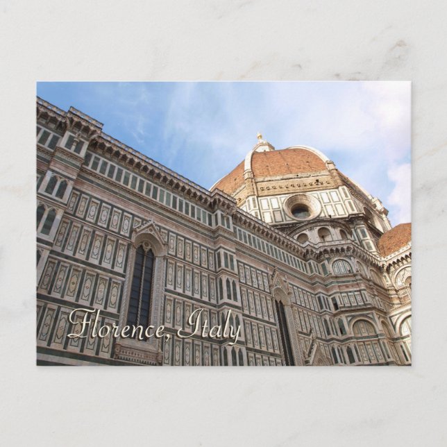 Florence Italy Duomo Travel Photo Postcard (Front)