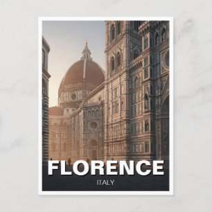 Florence Italy Duomo Travel Postcard