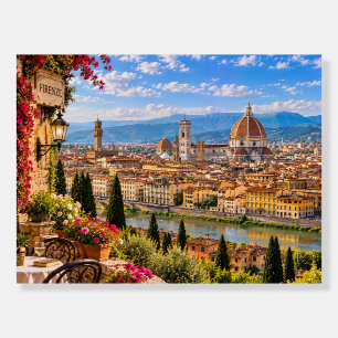 Florence Italy Duomo Tuscany Cityscape Foam Board