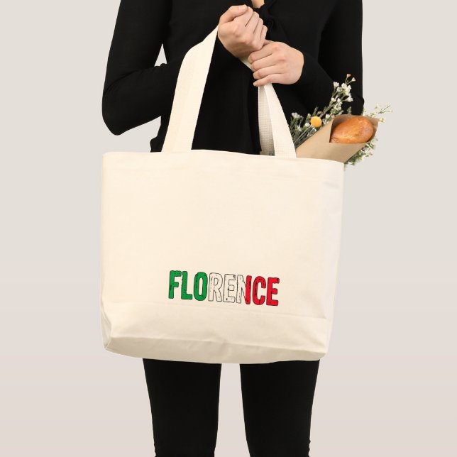Florence Italy Large Tote Bag (Front (Product))