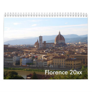 Florence Italy photography Calendar