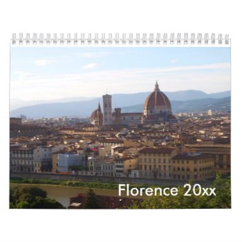 Florence Italy Photography Calendar by elizme1 at Zazzle
