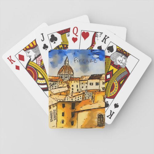 Florence Italy   Playing Cards