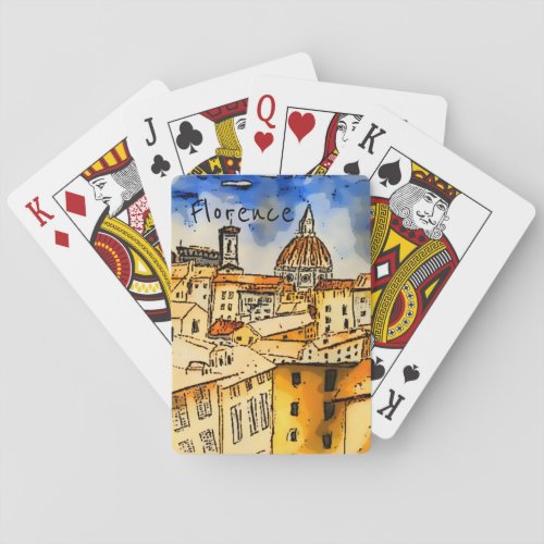 Florence Italy   Playing Cards
