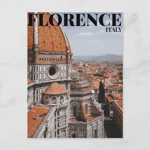 Florence italy postcard