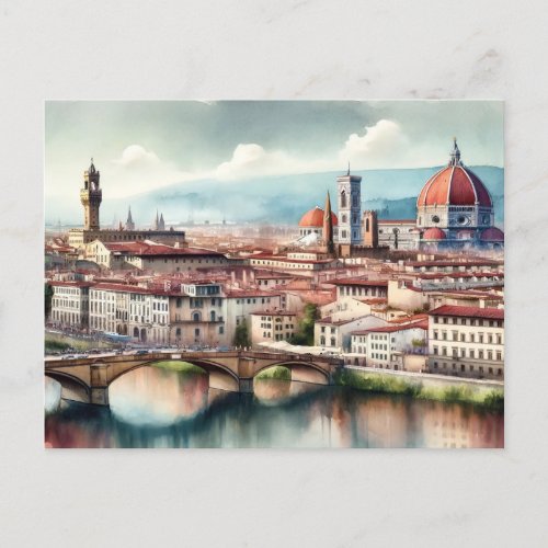 Florence Italy Postcard