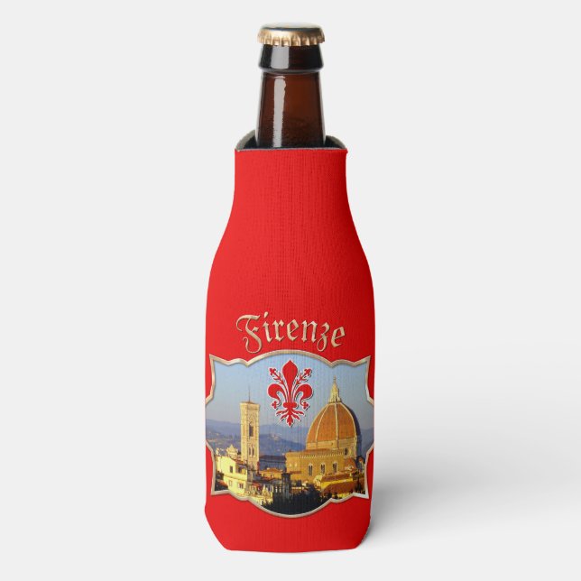 Florence, Italy - Santa Maria del Fiore Bottle Cooler (Bottle Front)