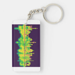 Florence Italy Skyline Keychain