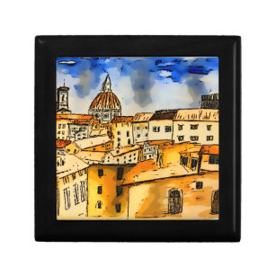 Florence Italy  Square    Gift Box