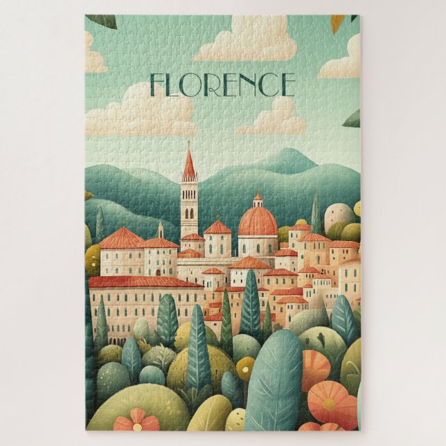 Florence Italy Travel Jigsaw Puzzle (Vertical)