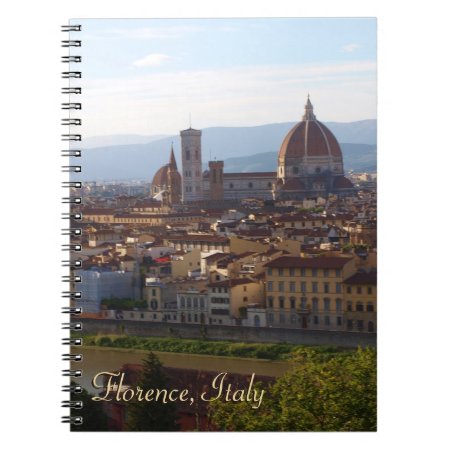 Florence Italy Travel Keepsake Gift Notebook