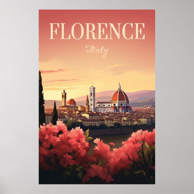 Florence, Italy, Travel  Poster (Front)