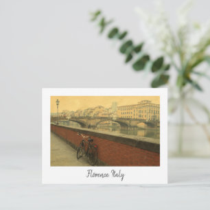 Florence Italy Vintage Postcard – Ponte Vecchio